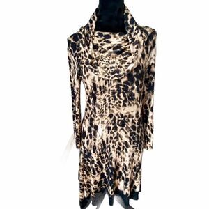 Cowl Neck Leopard 🐆 Print Dress or Tunic.